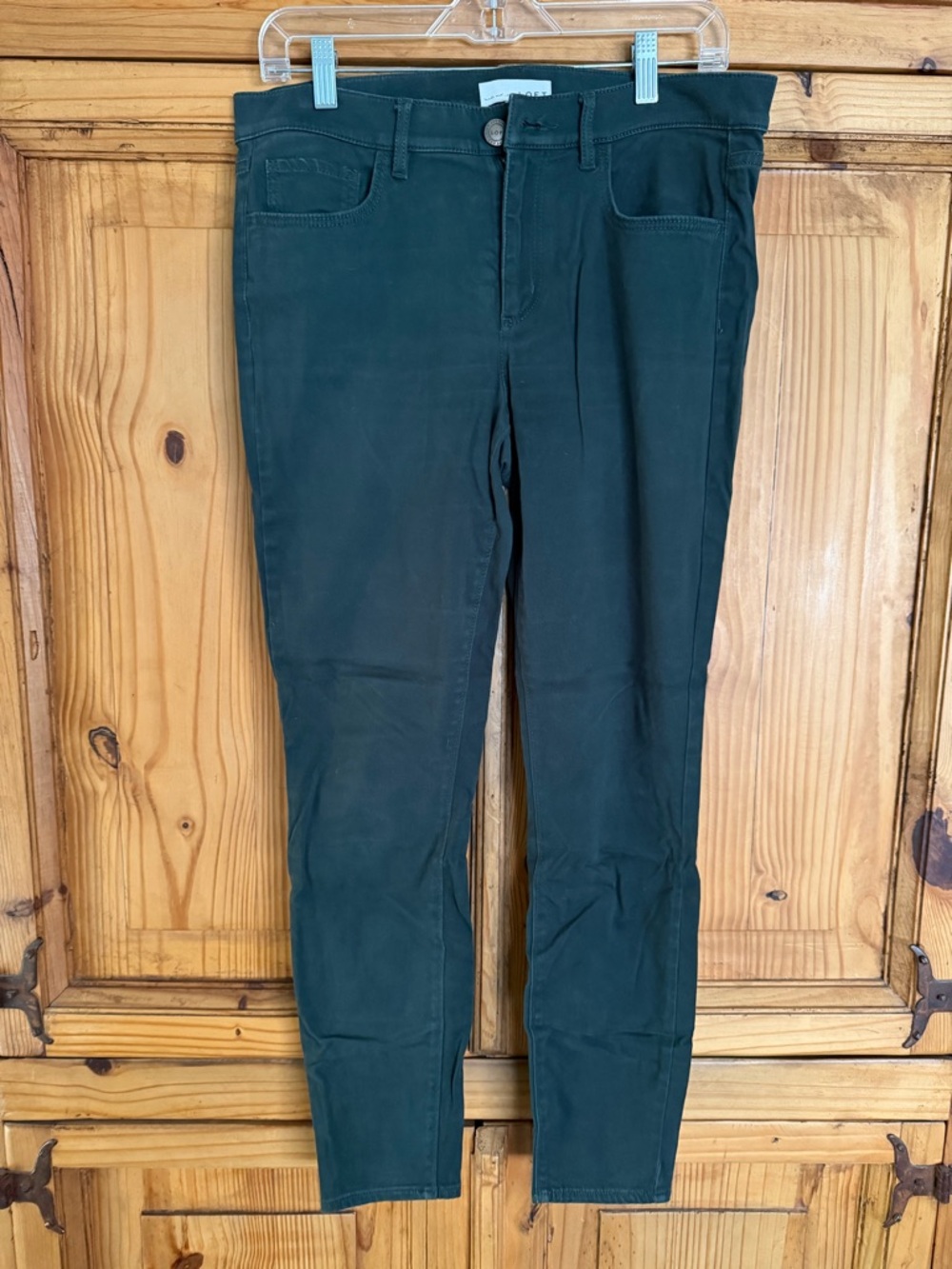 Women's LOFT Dark Green Leggings